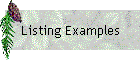 Listing Examples
